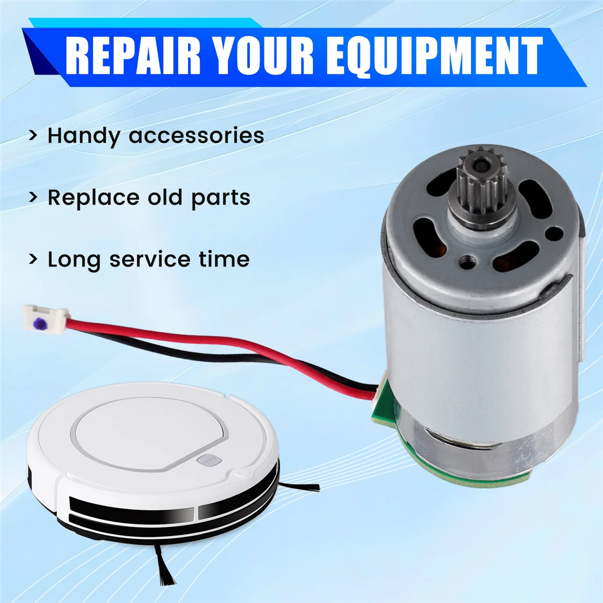 

Уникальный двигатель с основной роликовой щеткой для двигателя, N79 126 Вт 0726 0833, запчасти для робота-пылесоса, замена двигателя