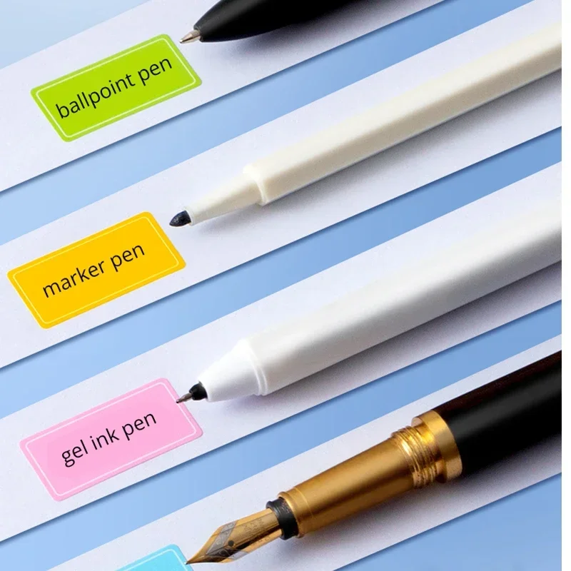 ملصقات متنوعة ذاتية اللصق ملونة مقاومة للماء، ملصقات ملصقات قابلة للإزالة، علامة الاسم، ملف الزجاجة، المستندات، اللوازم المدرسية #2