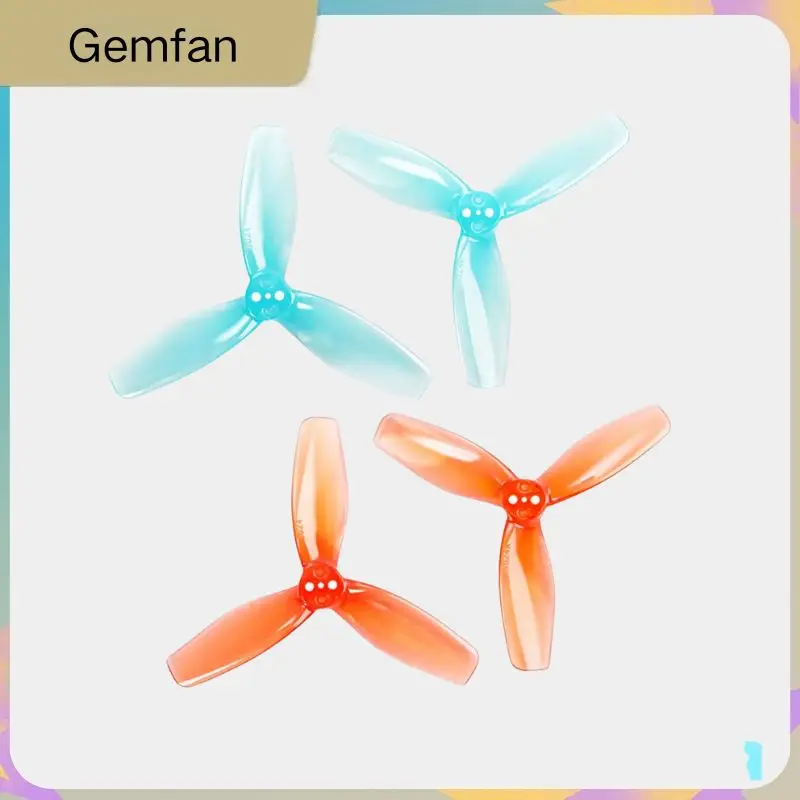 

6 пар GEMFAN 3024 3-лопастной пропеллер 3-дюймовая опора для F9A-B RC летающий мяч/футбольные дроны FPV 3-дюймовая зубочистка Cinewhoop с канала