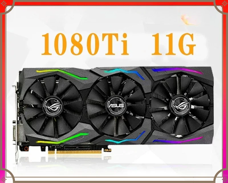 GTX 1080Ti 11G 2080TI 22G Demontage-Spiel, Live-Grafikkarte
