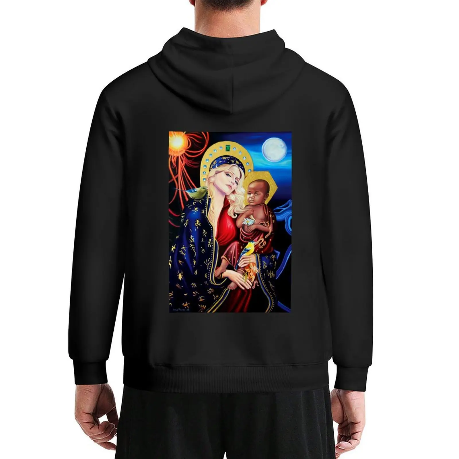 

Madonna and Child Hoodie men's coat hooded shirt men's clothing anime clothing mens hoodies