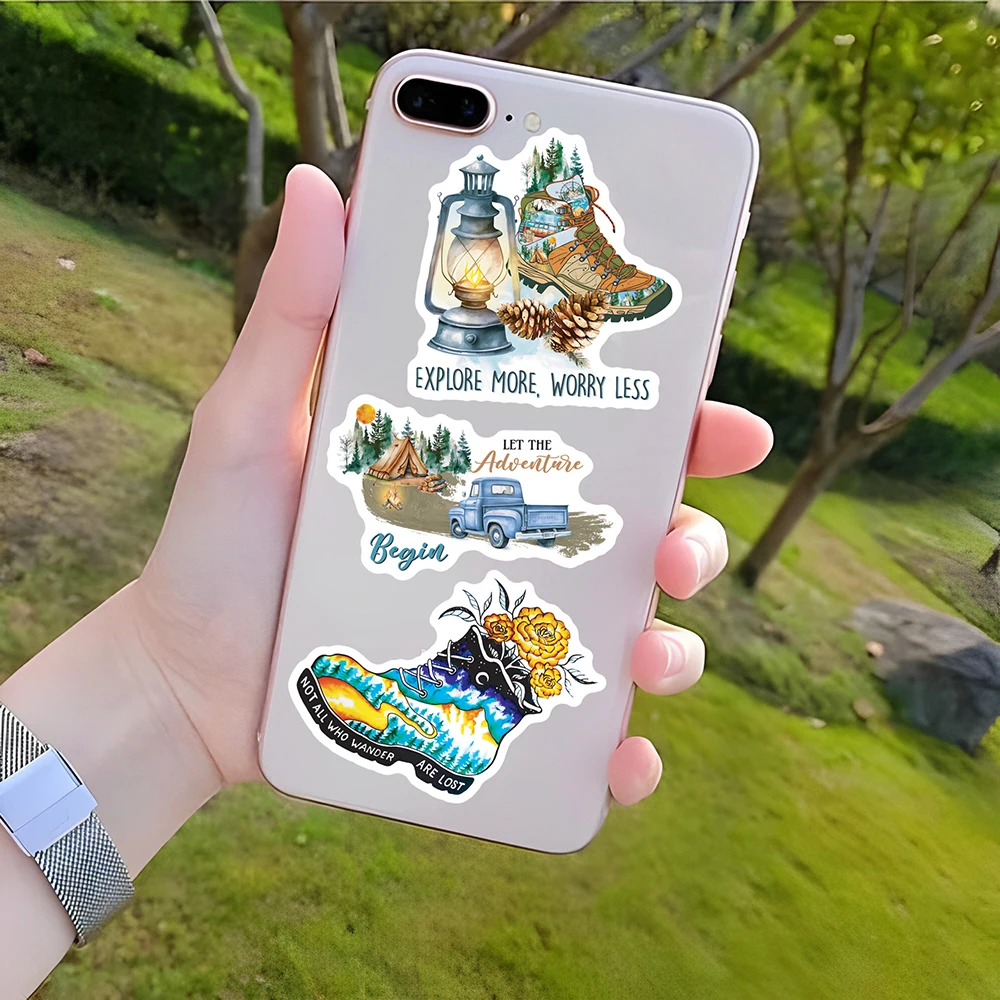 10/30/50PCS 야외 여행 애니메이션 스티커 자동차 수하물 스케이트 보드 귀여운 DIY 멋진 낙서 소녀 그라데이션 클래식 장난감 스티커 데칼