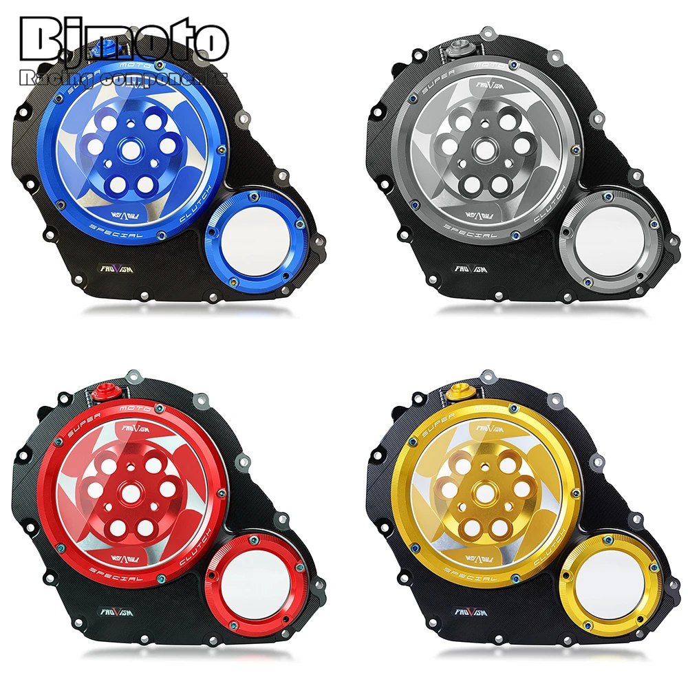 GSXR600 GSXR750 Racing Engine Clear Clutch Cover dla SUZUKI GSXR GSX R GSX-R GSXR 600 750 2006 2007-2020 2021 2022