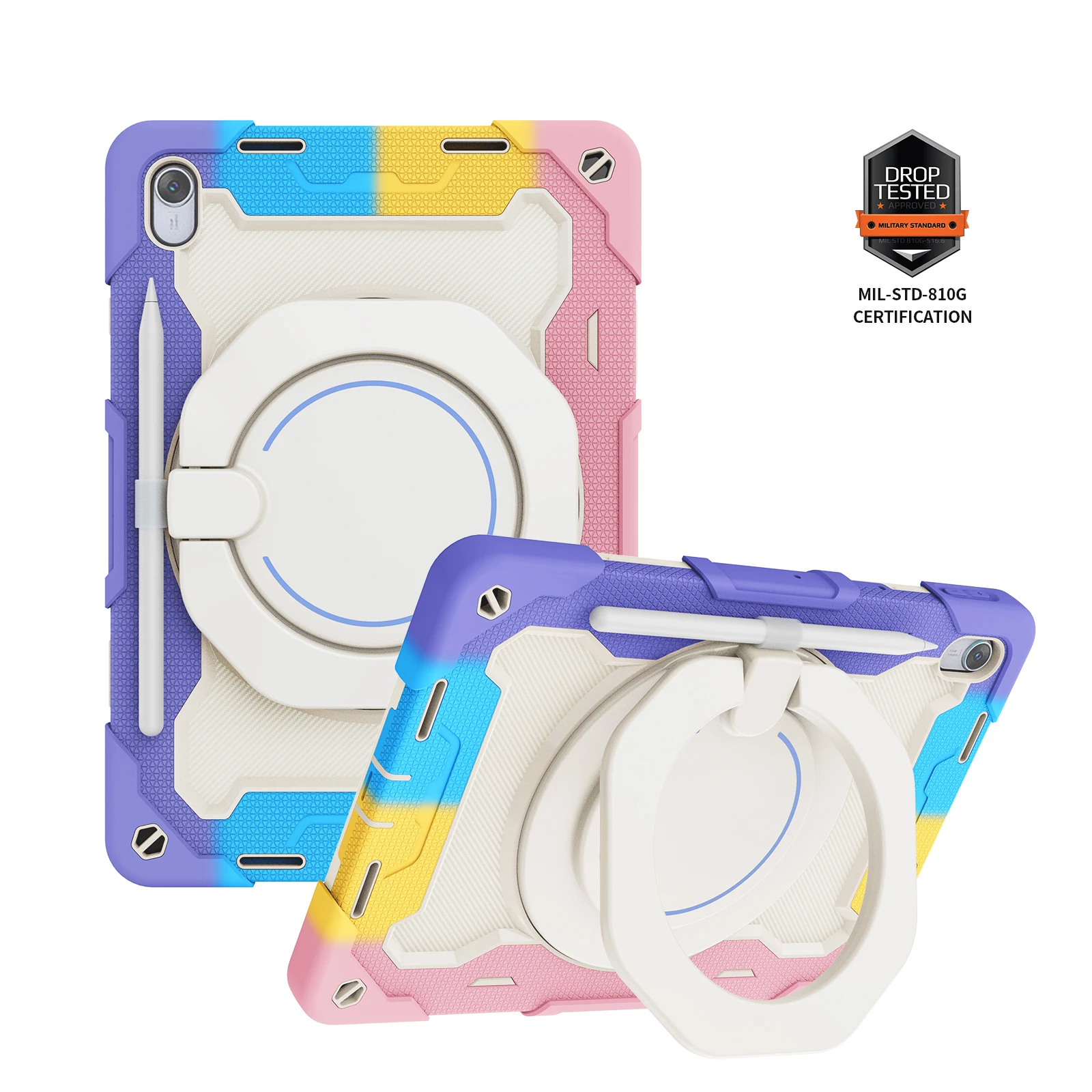 

Case For Huawei Matepad 11.5 2023 SE 11 10.4 T10S Honor X8 Armor Coque Funda Kids EVA Safe Handle Stand Tablet Cover Protector