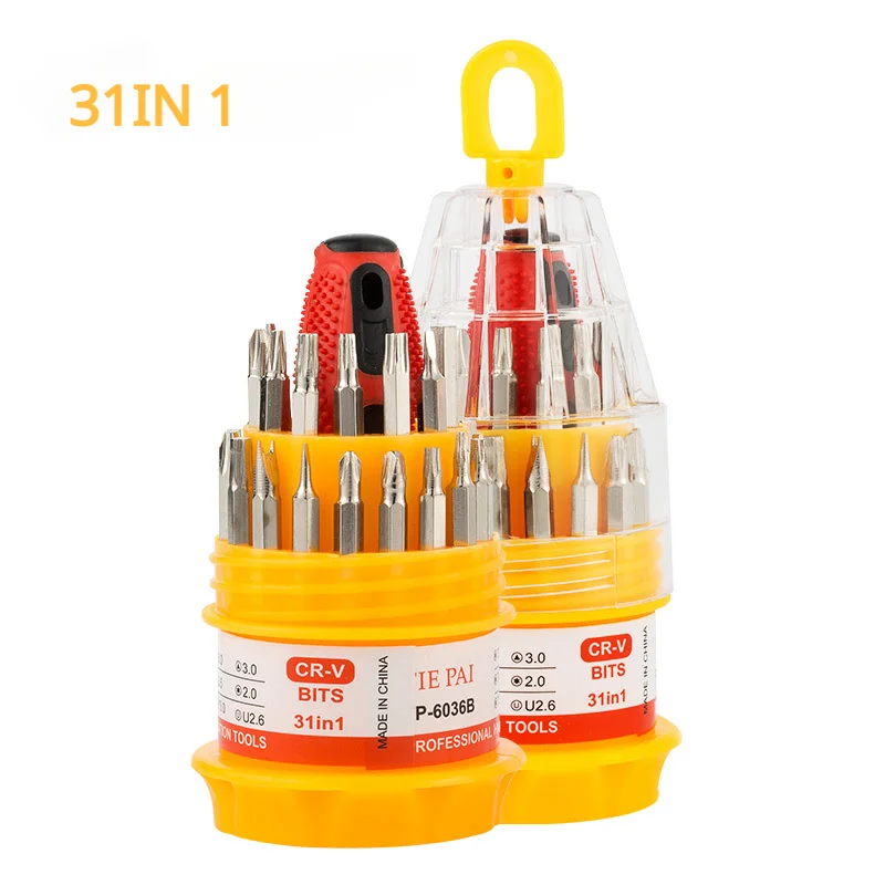 Joact Tool Screwdriver Set Bits 31 IN 1  Screw Driver set Multifunctional Cross Mobile Phone Repair Tool bit set