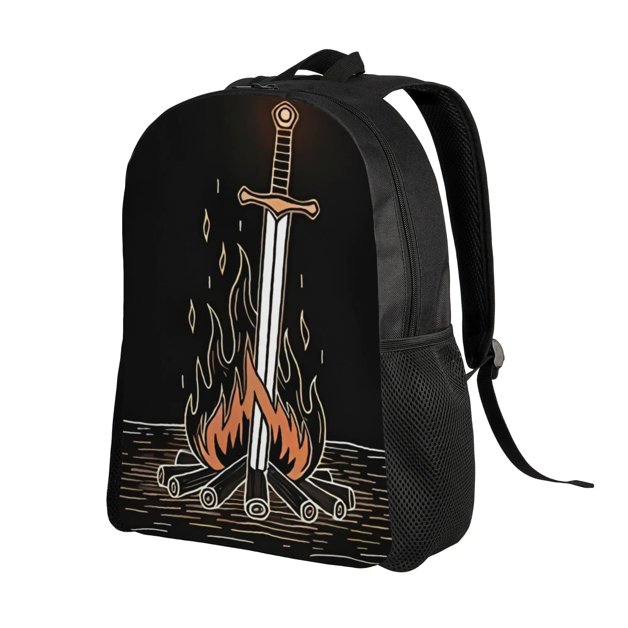 Bonfire Lit Inspired Pixel Gamer DDark Souls Backpack Ladies Fashionable mochila Large Capacity Schoolbag Back To School Season
