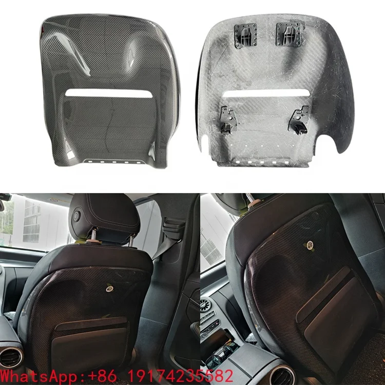 

Replacement Seatback Decor Cover Real Dry Carbon Seat Back Cover for Mercedes G464 GLC 463A GT50 C205 E213 2018up