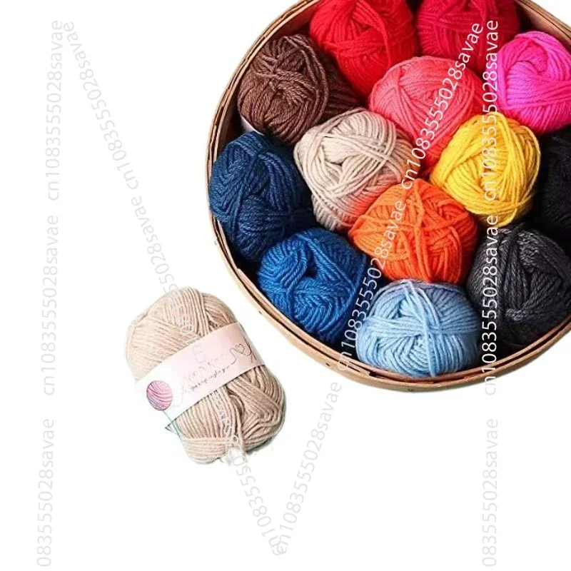 73-piece Crochet Set of Tools DIY Hand-knitted Needle and Thread Includes Acrylic Thread Storage Bag TPR Crochet Set