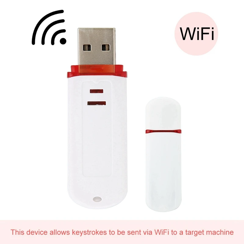 Cactus WHID: Wifi HID Injector USB Rubberducky Wifi HID Tool Weiß WHID USB Tragbarer HID Injector