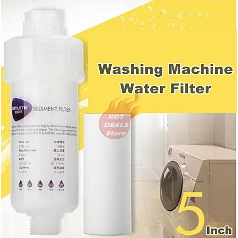 Pre-Filter Water Filter PP Cotton Filter Purifier Removal Heavy Metal Purifier Shower Washing Machine Filter Home Health