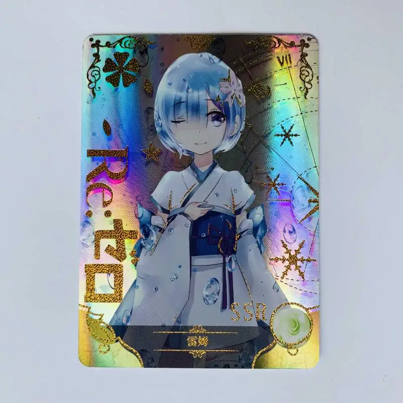 Goddess Story 5M02 SSR card Rem Robin Anime characters Bronzing collection Game cards Children\'s toys Christmas Birthday gifts