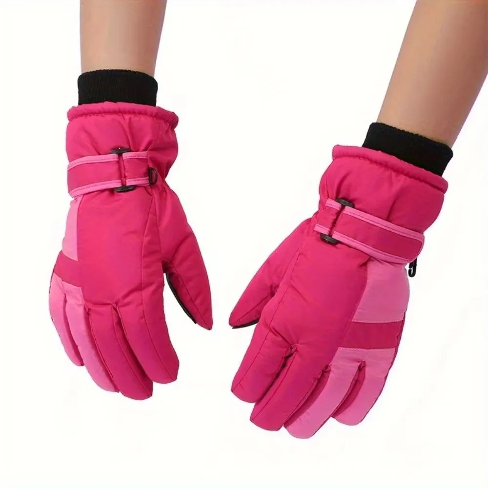 

Warm Winter Snow Gloves Machine Washable Windproof Warm Skiing Gloves Breathable Fabric Winter Grade Windproof Cycling Gloves