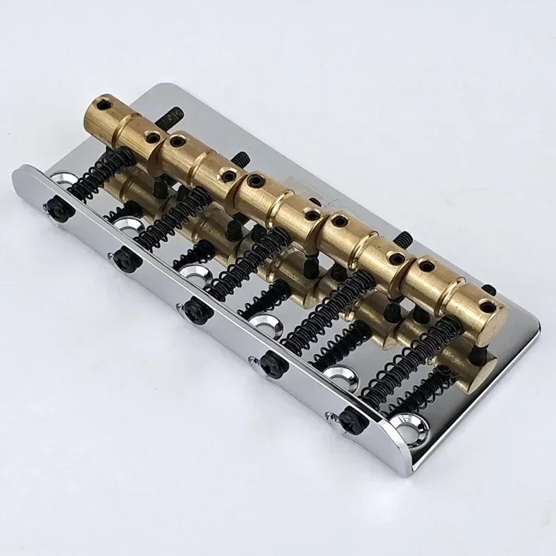 Wilkinson WOB51 WOB51T Precision Jazz Bass Chrome Silver Four 4 Strings Electric Bass Bridge With Brass Saddles