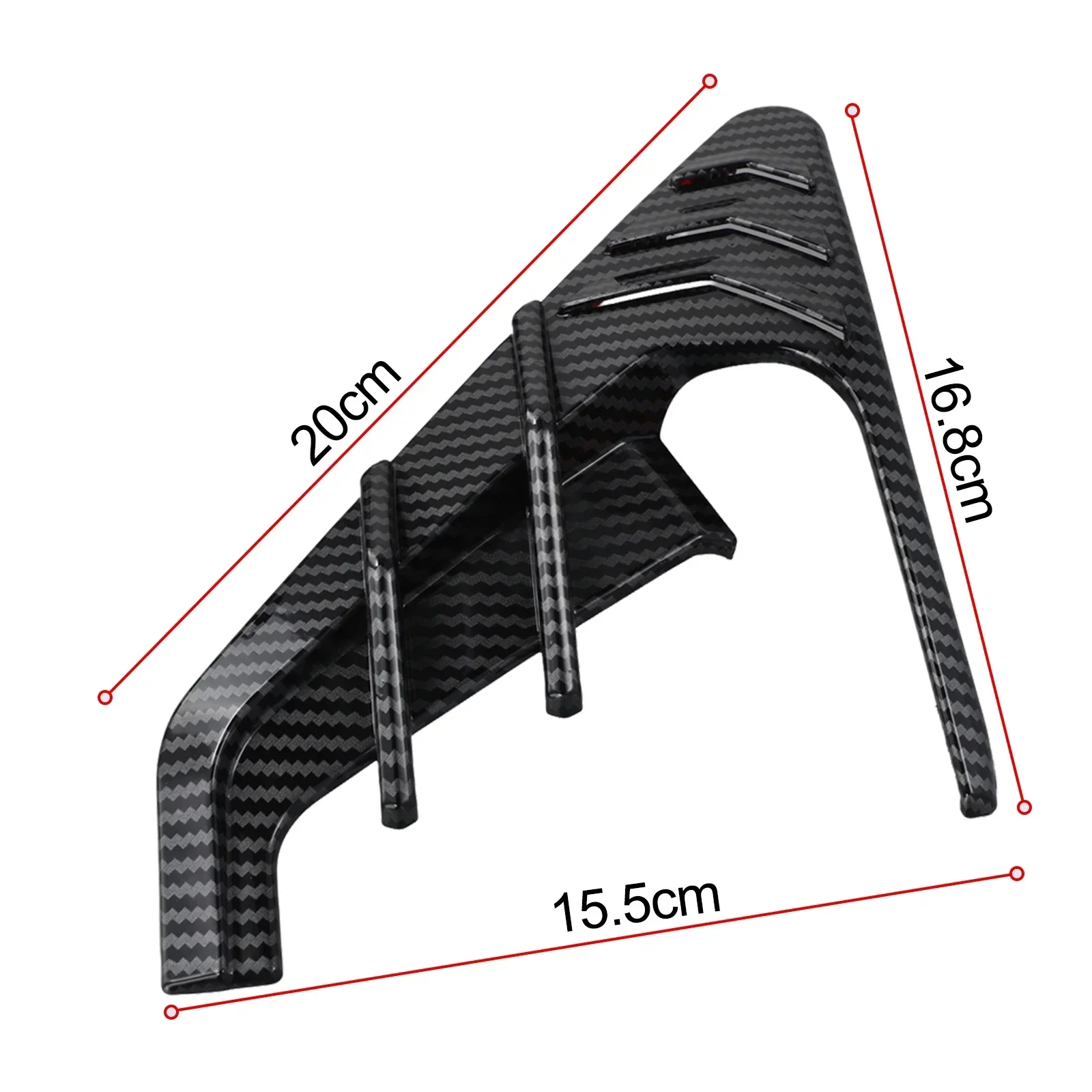 2Pcs Car Side Camera Indicator Protection Cover Trim for Tesla for Model 3 Y Side Camera Indicator Protection Cover Car Exterior