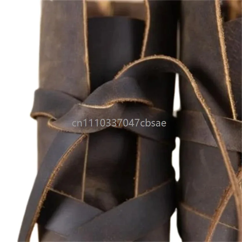Pirate Knight Cosplay Boots Vintage Knight Medieval Renaissance Shoes Unisex Lace Up Pu Leather Halloween Carnival Party Boot 5