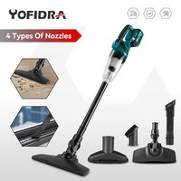 YOFIDRA 1500W Electric Vacuum Cleaner Cordless Multi-function Cleaner Handheld Cleaning Snow Dust Tool for Makita 18V Battery