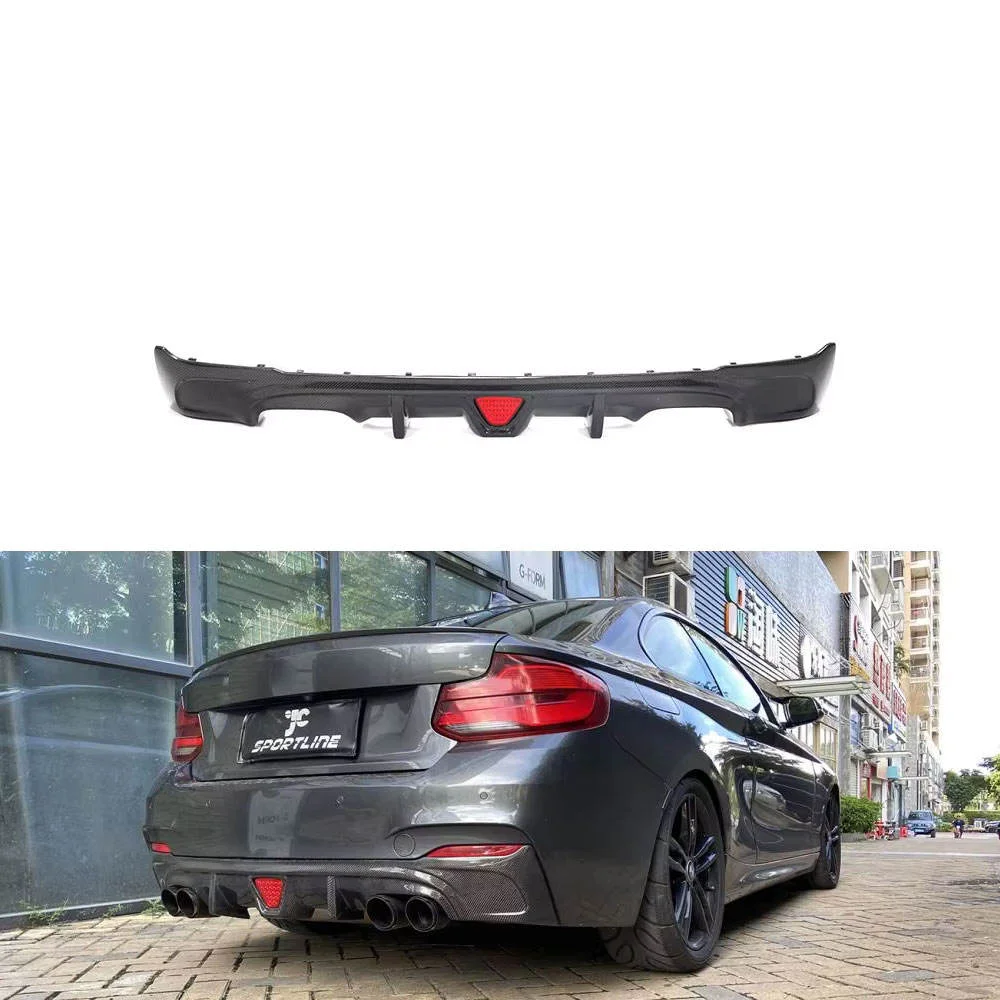

ATV&UTVComfort Luxury Carbon Fiber F22 F23 Rear Bumper Lip for BMW 2 Series F22 F23 M-TECH 2Doors M Sport 2014-2019