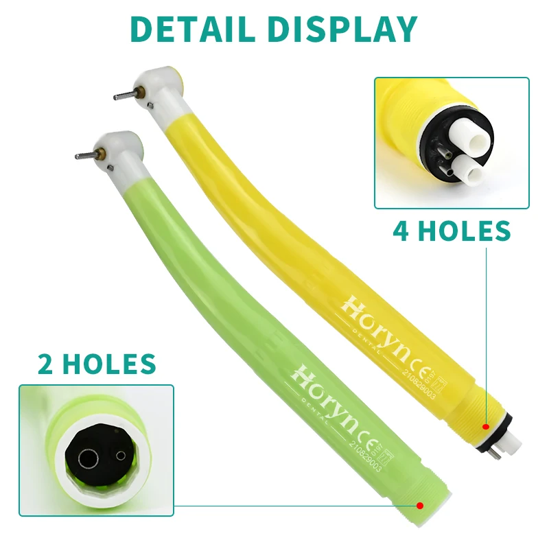 Disposable den tal High Speed Handpiece Turbine 2/ 4 Holes Personal Use