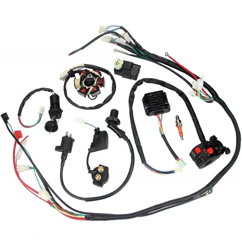 

ATV four-wheel ATV accessories 125CC 150CC whole car wiring harness line ignition system CDI kit