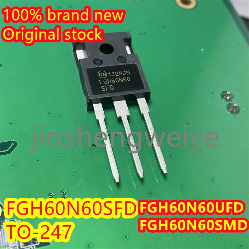 5PCS FGH60N60SFD FGH60N60UFD FGH60N60SMD FGH60N60 Brand New Original Direct Plug TO-247 60A 600V Welding Machine Single Tube