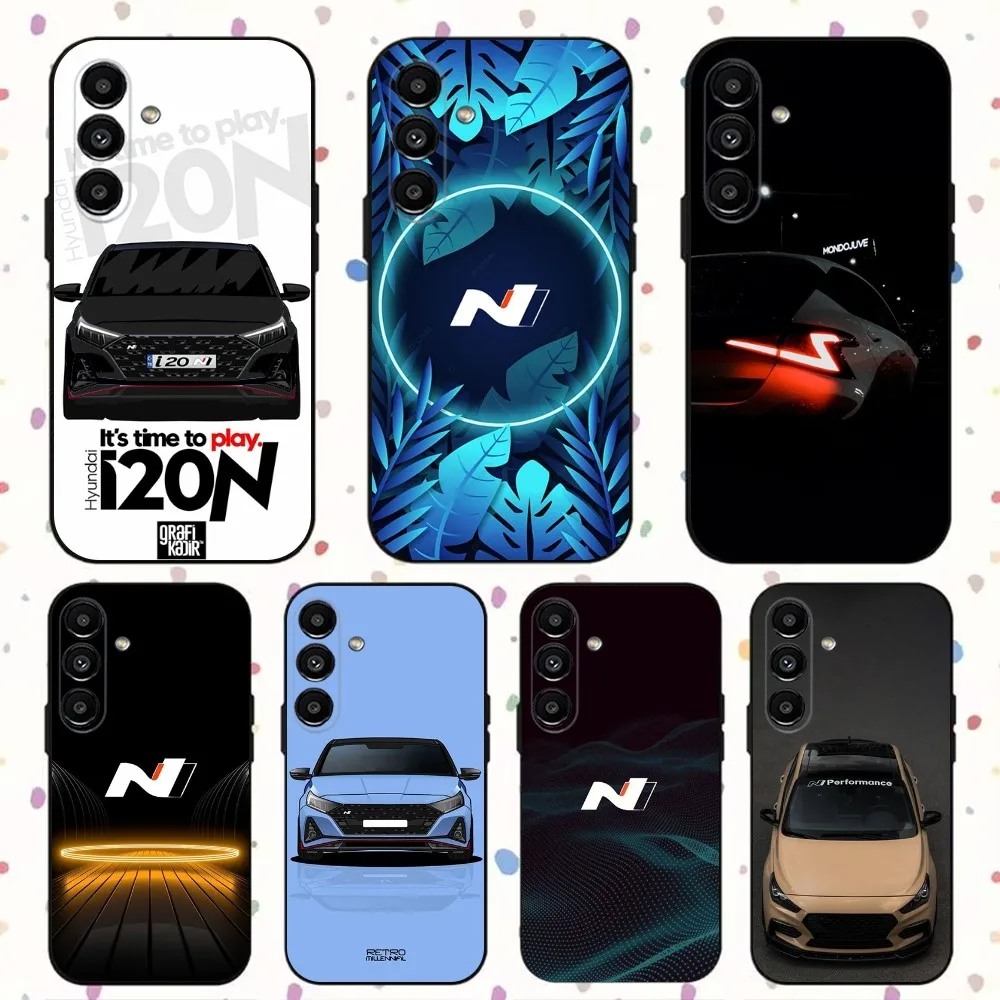 

I20N I30N Blue Cars Phone Case For Samsung S24,S21,S22,S23,S30,Ultra,S20,Plus,Fe,Lite,Note,10,9,5G Black Soft Cover