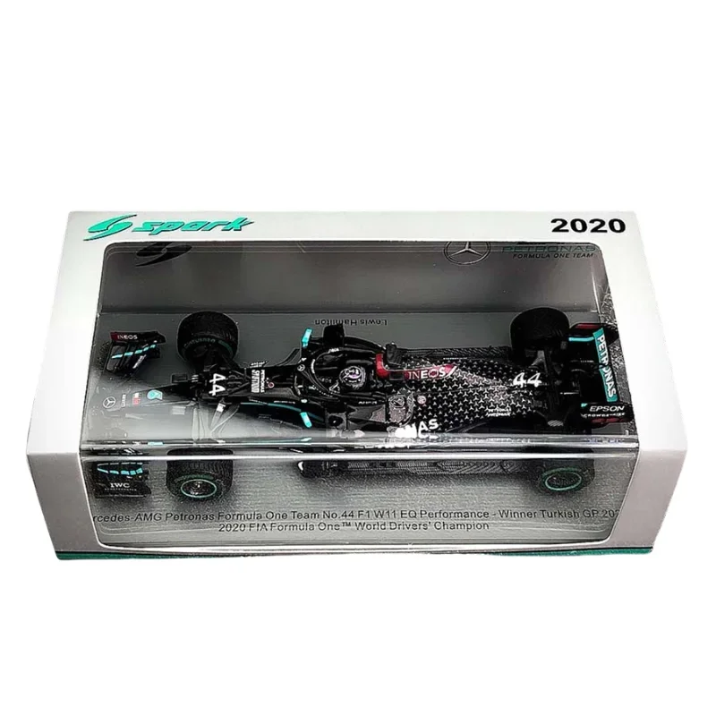 Funken 1/43 F1 Auto Mercedes Hamilton 2020 W11 Truthahn 7 Meisterschaft Version Harz Simulations modell, eine Sammlung Geschenk für Freunde