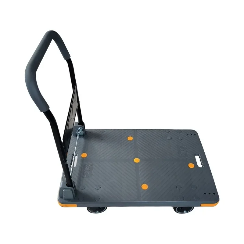 

Четырехугольная складная ручная тележка для предотвращения столкновений с вращающимися роликами Многоцелевые прочные инструменты Производитель оптовой цены