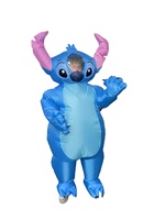 New Stitch Inflatable Cosplay Costume For Adult Costumes Deluxe Halloween Carnival Disfraz Air Blow-up Costumes