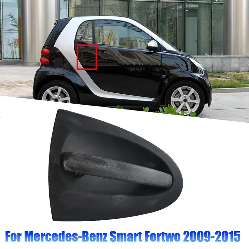 1Pair Outside Door Handle Lock Cover Parts A4517200700 A4517200600 For Mercedes-Benz Smart Fortwo 451 2009-2015 Puller Caps