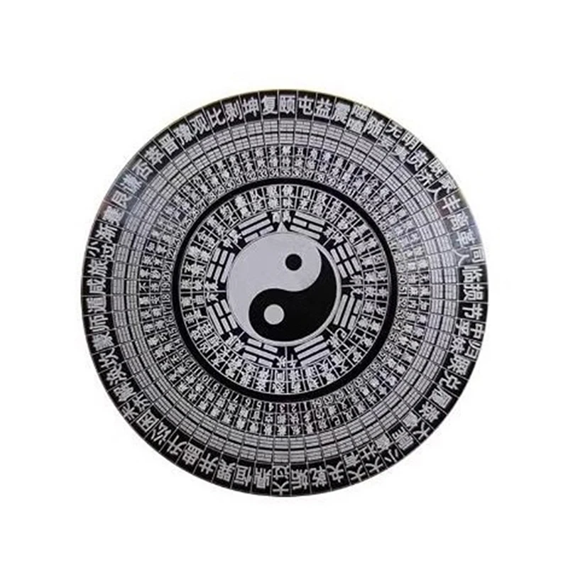 Aluminum Alloy Chinese Master Supplies Luck Bless Chinese Tai Chi Bagua Rotatable Feng Shui Compass Home Decor Ornaments