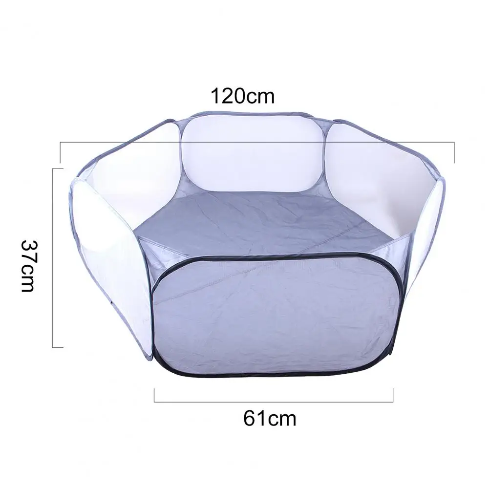 Small Pet Playpen Collapsible Hexagonal Playpen Rabbits Guinea Pig Rabbit Kitten Cage Tent Toy Pet Arena Place Game Playground