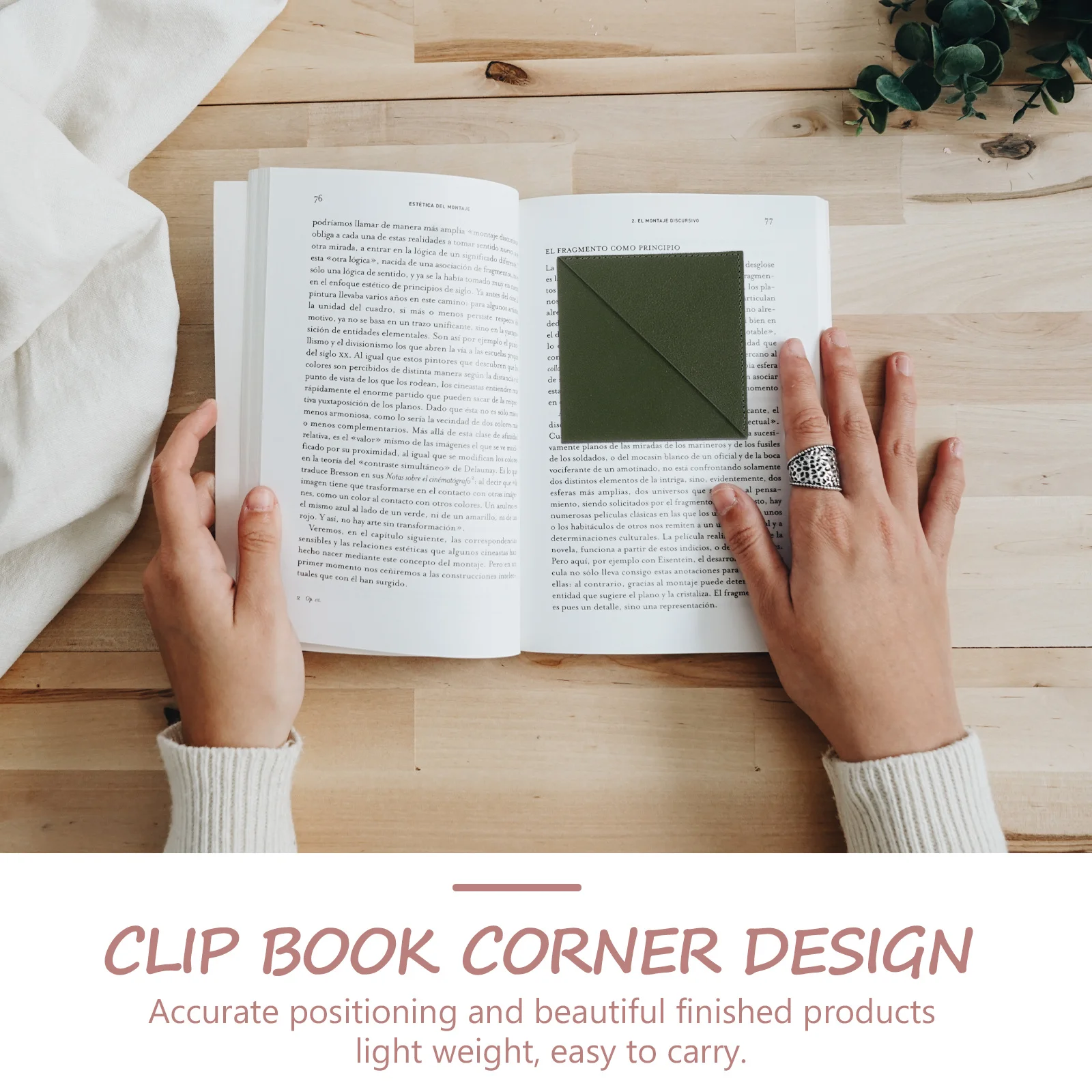 

9pcs Corner Bookmark Handmade Gift For Readers Book Lovers Students Page Marker Protector Household Use