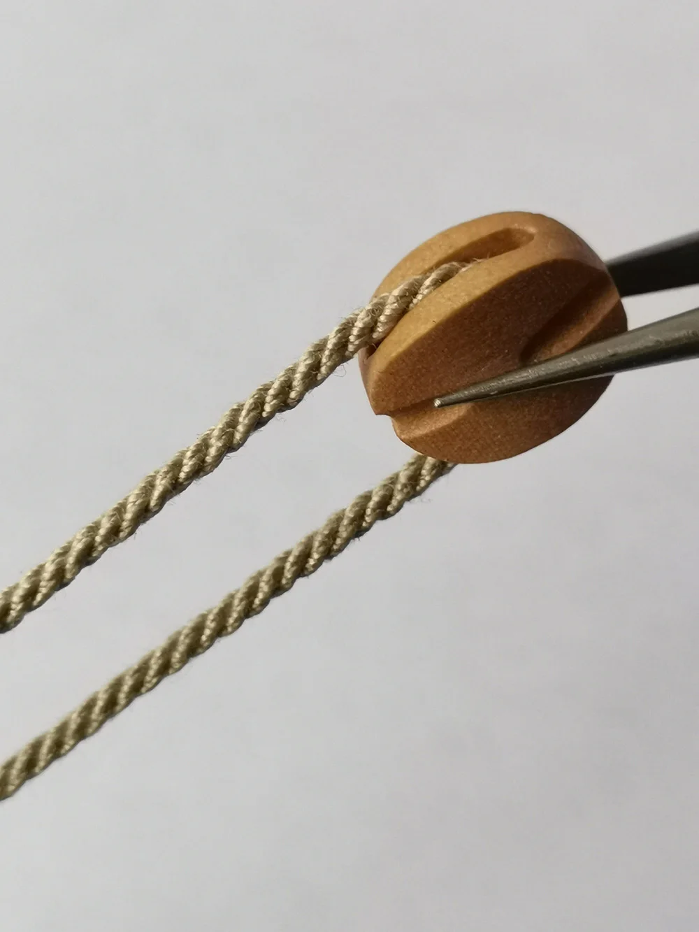 Advanced Solid Wood Ship Model Pulley Ancient Sailboat Pulley DIY Hobby Making Accessories Tools  10PCS