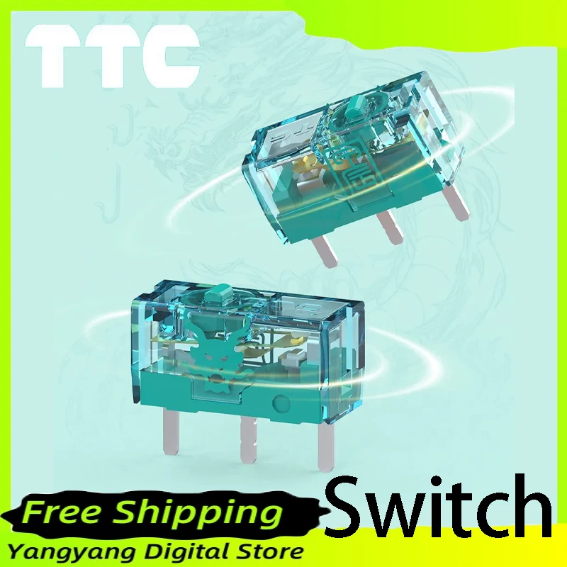 TTC Loong Mouse Switch Micro Motion Quick Trigger Hot Swap Customized Mous Suitable For Most Mouse Models Pc Gamer Accessories