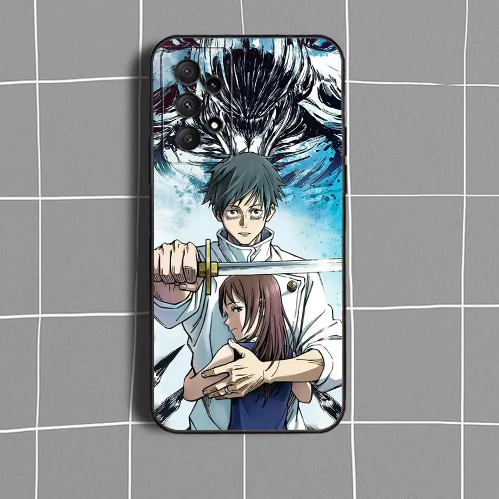 O-Okkotsu YutaS telefoonhoesje voor Samsung Galaxy A73,31,32,72,41,53,52,71,22,5G,Note,J7,8,9 zachte zwarte cover