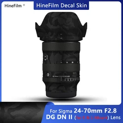 Hinefilm for Sigma 24 70 II E Mount Lens Skin 24-70 F2.8 II Lens Wrap for Sigma 24-70mm F2.8 DG DN II Art Lens Sticker 2470ART
