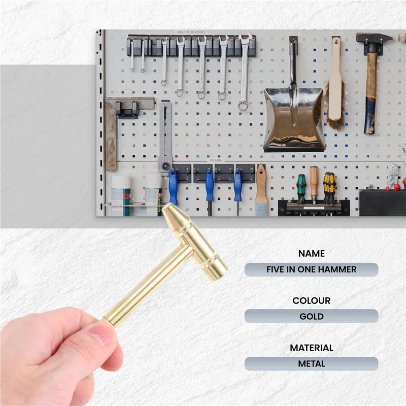 

F-T Mini Multi-Function Small Hammer, Small Hammer, Small Hammer, 5-In-1 Hammer With Small Screwdriver