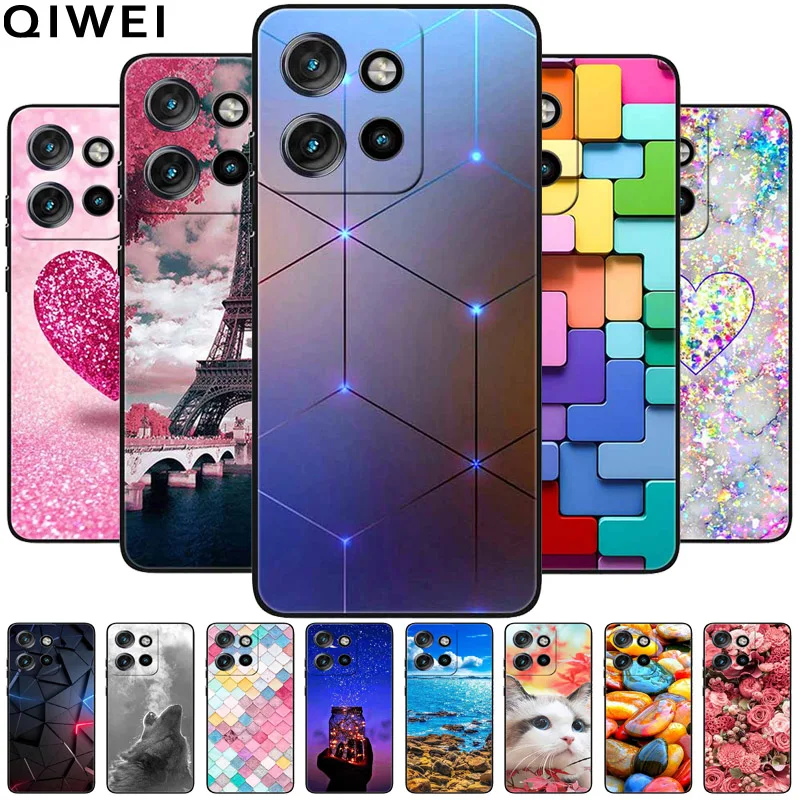 For Motorola Moto G75 Case Cute Painted Soft TPU Silicon Back Cover for Moto G75 5G Phone Cases On MotoG75 G 75 2024 6.78'' inch