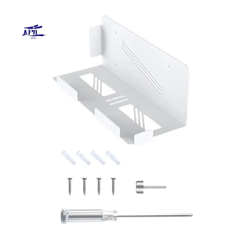 

AF91-Wall Mount Bracket For PS5 Pro Console Wall Mount Organizer For PS5 Game Console Universal Wall Storage Rack