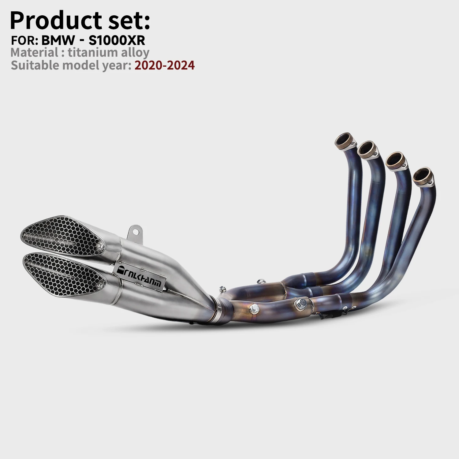 

Полная выхлопная система для мотоцикла S1000XR из титанового сплава с передней соединительной трубой и двойным глушителем для S1000XR 2019-2024