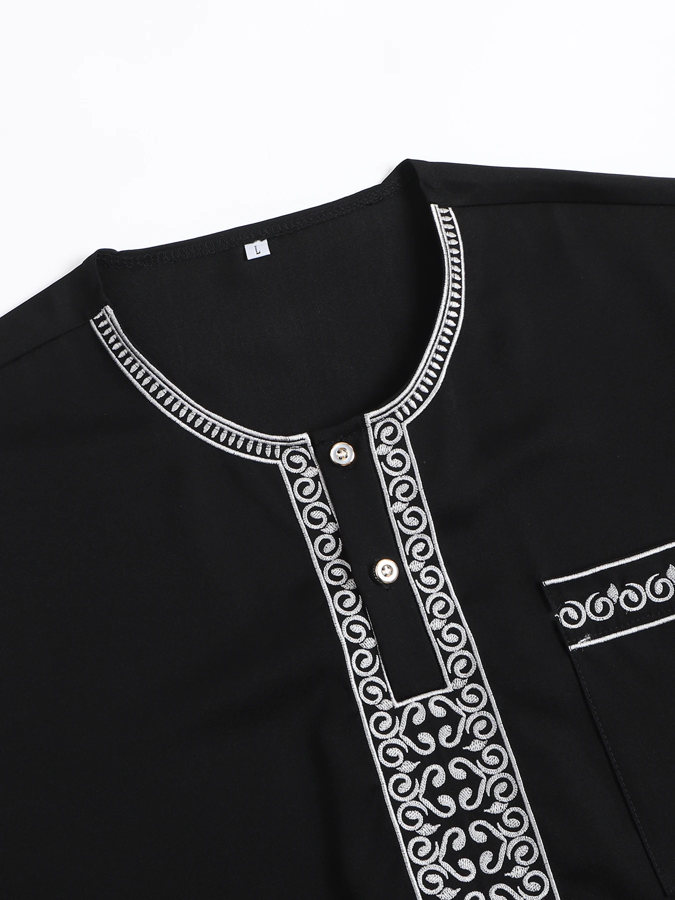 2024 Embroidered Traditional Men boubou jalabiyas jubbah Muslim men\'s thobe Morocco thobes islamic clothing Ramadan robe abaya