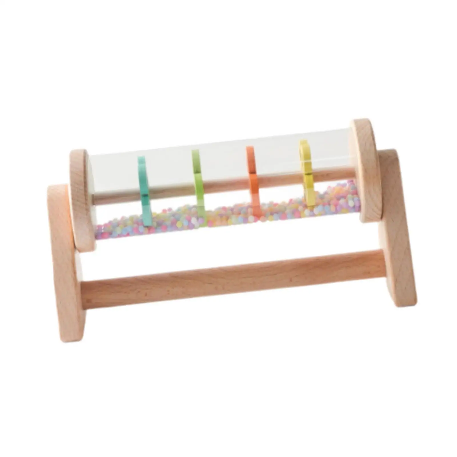 Rainmaker Fine Motor Skill Learning Classic Wooden Rain Stick Rain Sound Sensory Developmental dla dzieci i niemowląt od 6 miesięcy