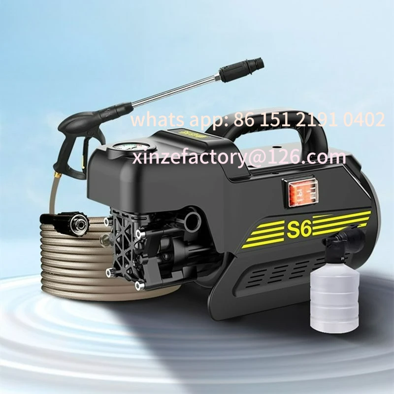 

Customizable compass car household washing machine S6 high pressure artifact 220v powerful small automatic brush water pump