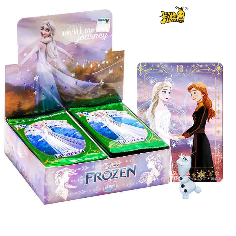 KAYOU Frozen TCG Premium Deck met Elsa & Anna |   Officieel Disney-handelskaartspel voor kindercollectie |   Hot Anime cadeauset 2024