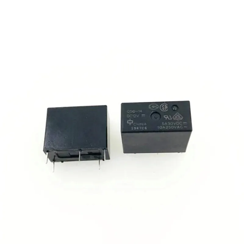 HOT NEW 12V relay G5Q-14-DC12V G5Q-14-12VDC G5Q-14 DC12V 12vdc DC12V 12V  10A 250VAC 4PIN