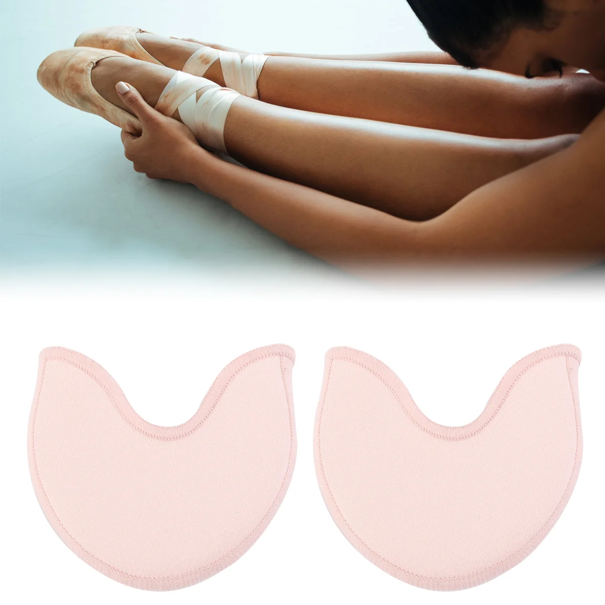 Dance Toe Care Ballet Cover Pointe Shoes Accessories Foot Pad Floor Mat Insoles