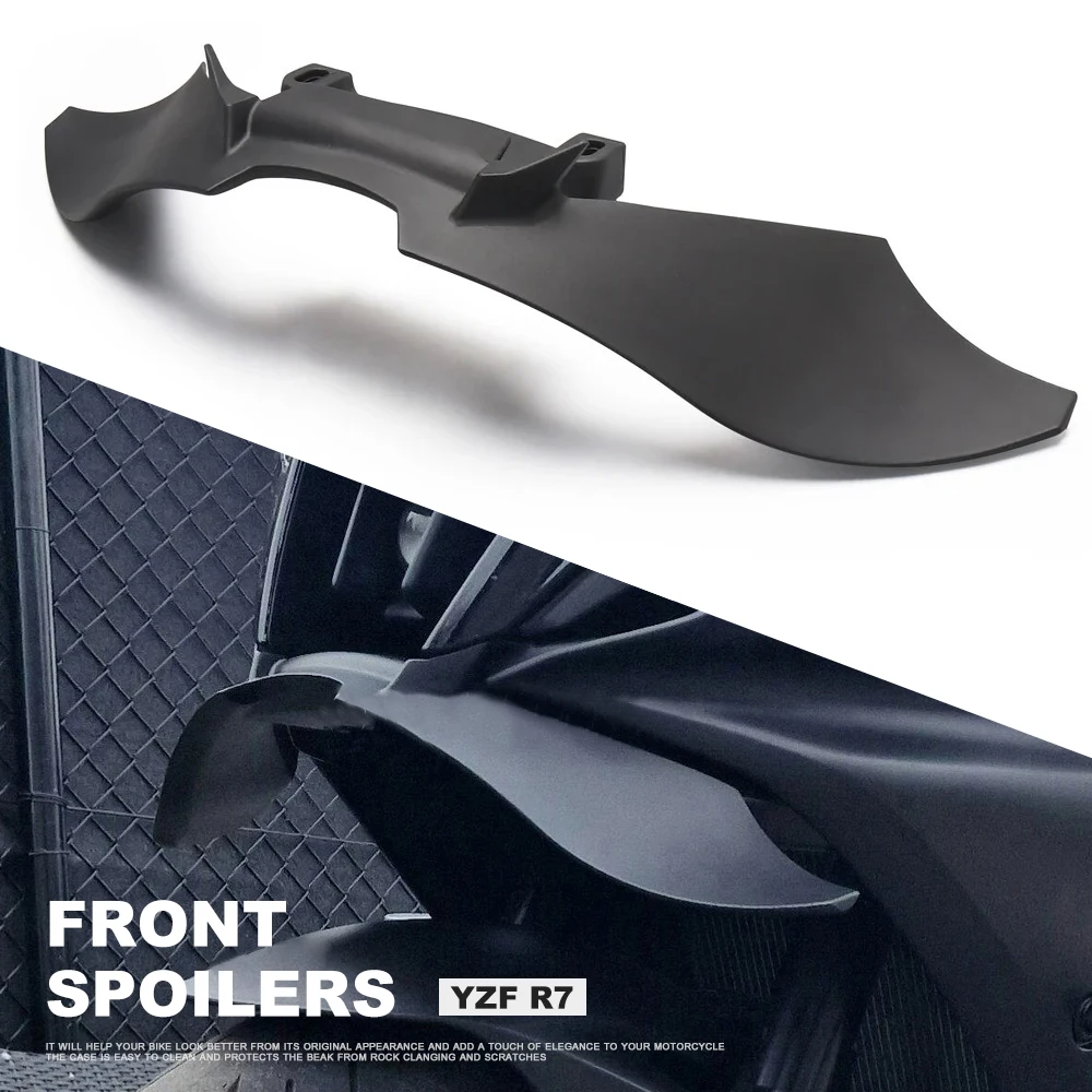 

2025 2024 Frontal Downforce Spoilers Winglet Aerodynamic Wing Front Spoiler Kit For Yamaha YZF R7 YZFR7 YZF-R7 YZF Motorcycle