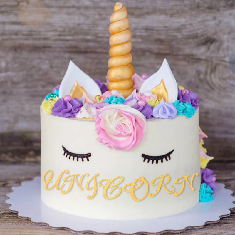 Decorazione per torta con lettera dell\'alfabeto in acrilico dorato AZ per baby shower, compleanno, matrimonio, festival, festa, lettera inglese,