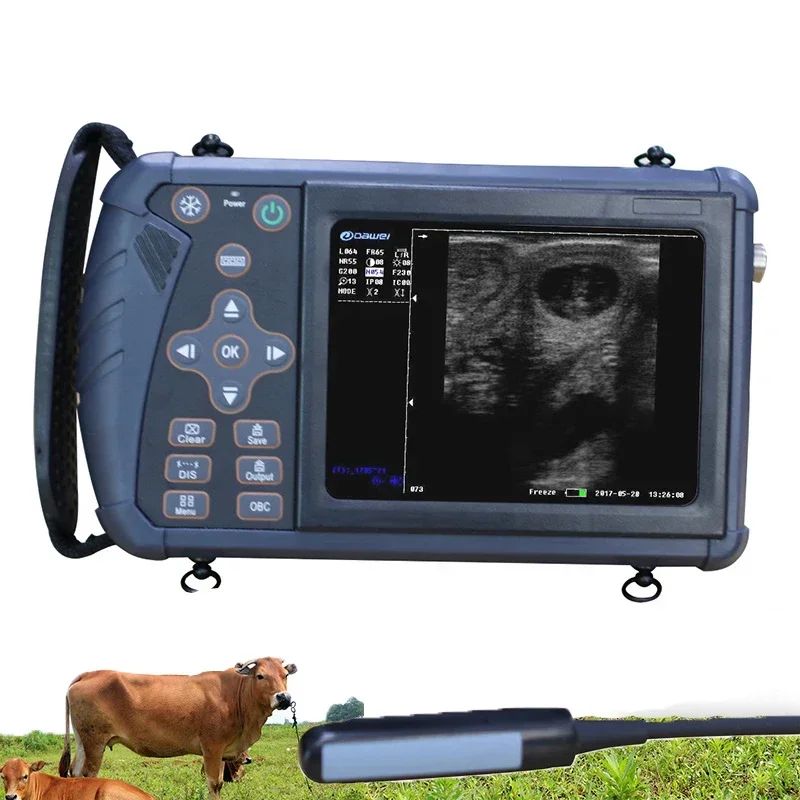 All Digital Animal Pregnancy Handheld Scanner Device Portable Veterinary Ultrasound Machine For Dog Cattle