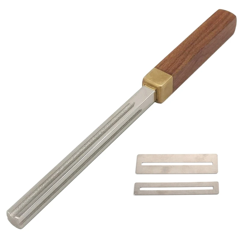 Guitar Fret Crowning File, Fret Repairing Tools, with 4 Sizes Design for Guitars,Ukuleles,Banjo,Mandolin,Bass